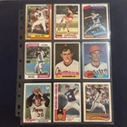 Build A Binder Vintage Baseball cards Topps - Nolan Ryan 1974 1976 1980 1984