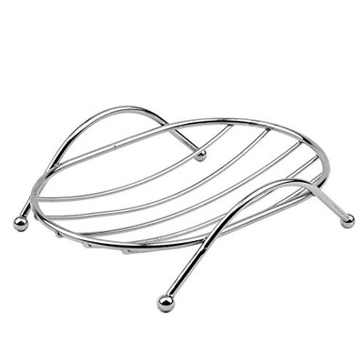 Wire soap Dish Holder Stainless Steel soap Dish Drain Holder Bathroom Kitchen 