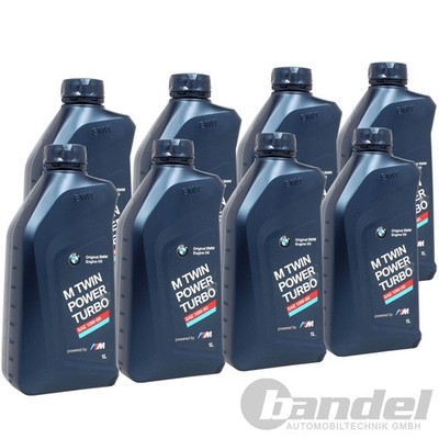 8x1 LITER passend für BMW ORIGINAL MOTORÖL M TwinPower TURBO SAE 10W-60