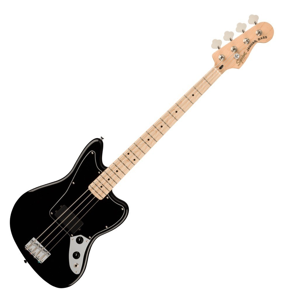 Squier Affinity Series Jaguar Bass H BLK Electric Bass with VOX