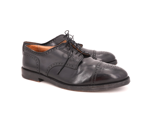 $872 | ALDEN x BB 12 E DERBY CAP TOE BLACK SHELL CORDOVAN ABERDEEN 2146 WIDE - Picture 2 of 16