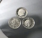 Vintage Mini Silver Coins - 1.5 Grams - .925 Sterling Silver Rounds Bar Ingot