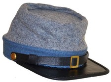 American Civil War Confederate Infantry Wool Enlisted Kepi Hat Cap Gettysburg