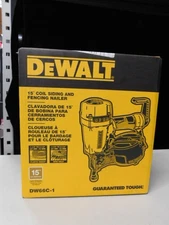 NEW DEWALT COIL SIDING AND FENCING NAILER 15 DEG 2-1/2 IN DW66C-1