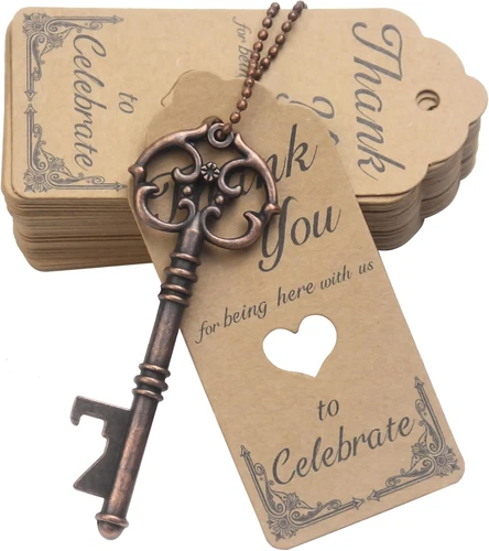 52Pcs Vintage Skeleton Key Bottle Opener Party Favor Wedding Favor Guest Souveni - Picture 1 of 12