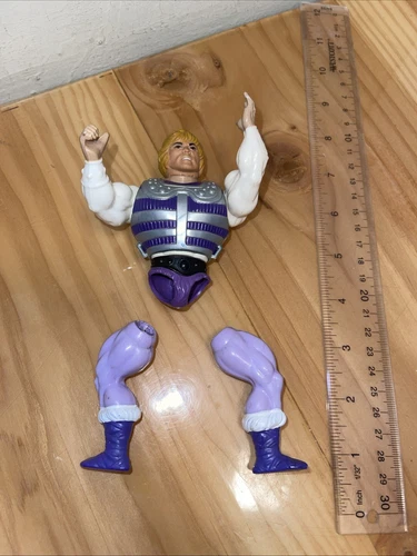 Vintage He-Man MOTU Prince Adam Figure Masters of the Universe 1983 Chest Armor