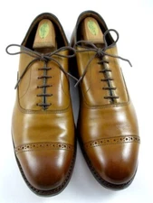 Allen Edmonds "FIFTH AVENUE" Men's Leather CapToe Oxfords 11 D Walnut (538N-2)