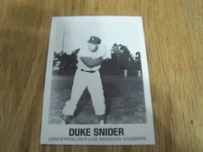 DUKE SNIDER 1977 TCMA RENATA GALASSO BASEBALL CARD