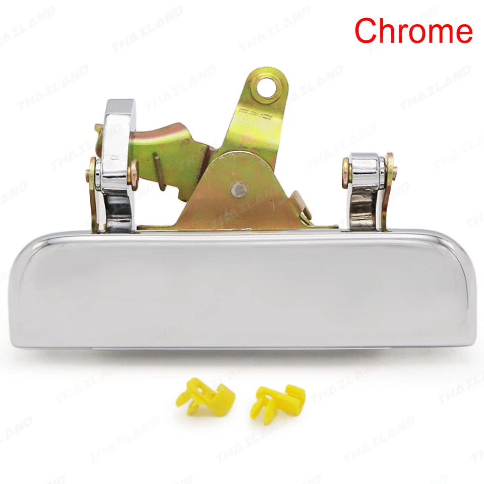 Chrome Tailgate Back Door Handle For Mazda Ford B2500 Fighter Ranger 1998 2005 - Imagem 3 de 4