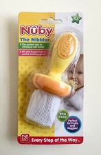 Nuby Nibbler Yellow, BPA Free 6 Months Soft Foods Feeder Baby Toddler