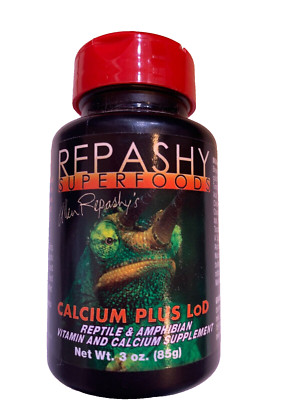 Repashy Calcium Plus LoD Vitamin and Calcium Powder 3 oz Bearded Dragon 06/2026