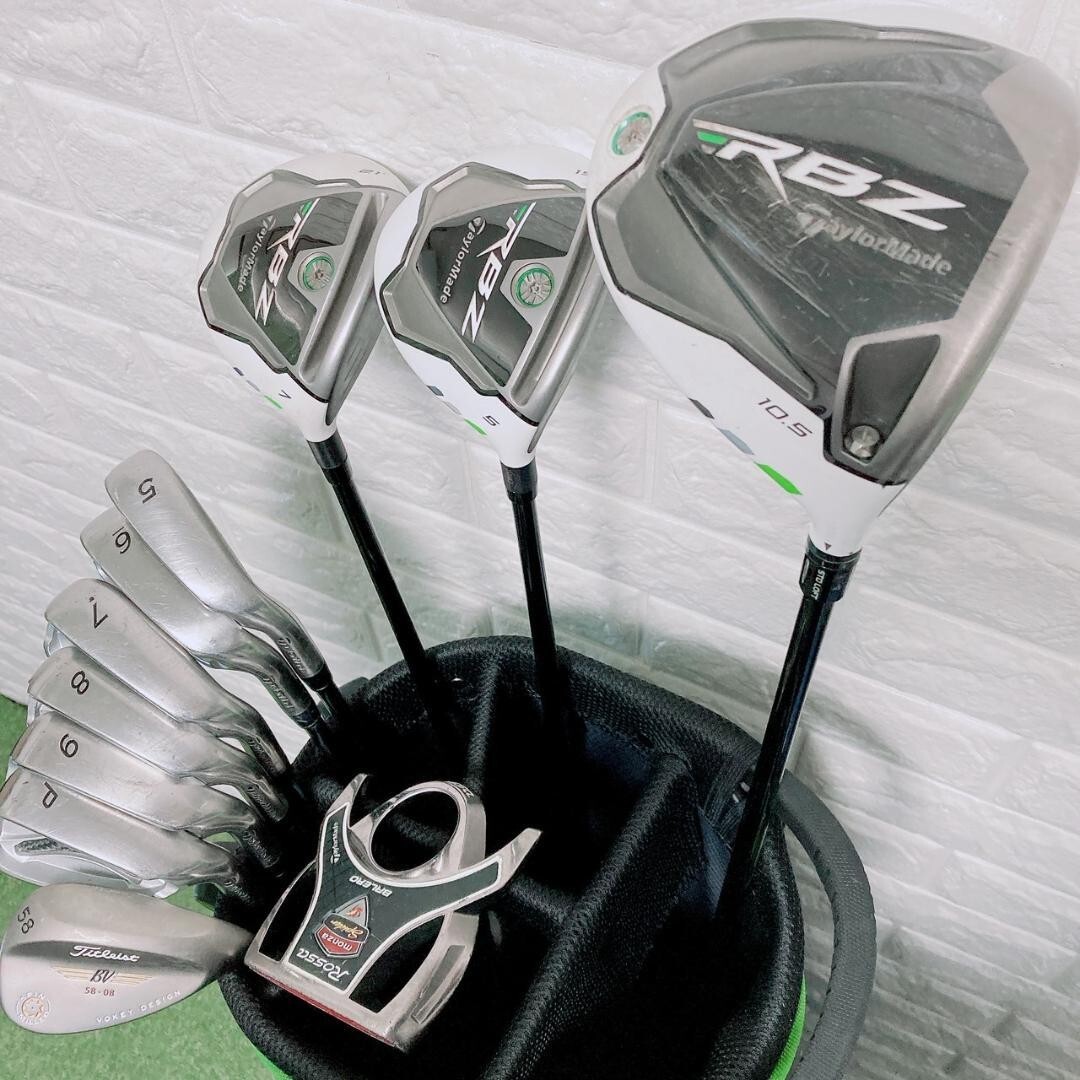 クラブ TaylorMade - RBZ 5W TaylorMade RBZ Golf Club Set 1W 5W 7W Irons 5-P Vokey SW