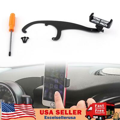 Union Jack Smartphone Cell Phone Mount Holder For BMW Mini Cooper R55 R56 US