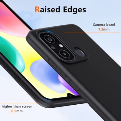 Sunrive Funda Compatible Con Xiaomi Redmi 12C, Silicona Slim Fit Gel Transparente Carcasa Case Bumper De Impactos Y Anti-Arañazos Espalda Cover( TPU Perro Alsaciano