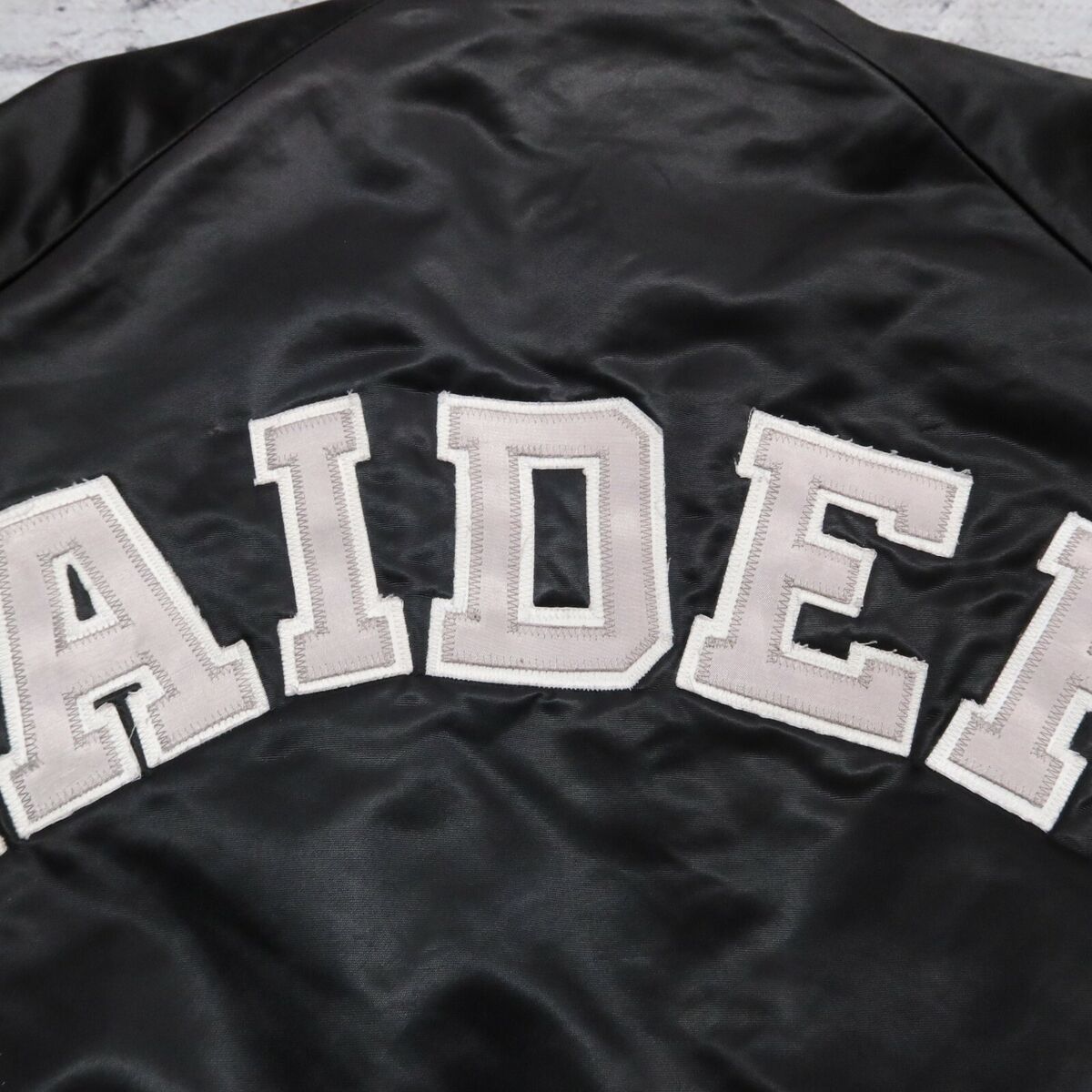 Vintage 90s Oakland Raiders Satin Jacket by Chalk Line Los Vintage 90s Oakland Raiders Satin Jacket by Chalk Line Los