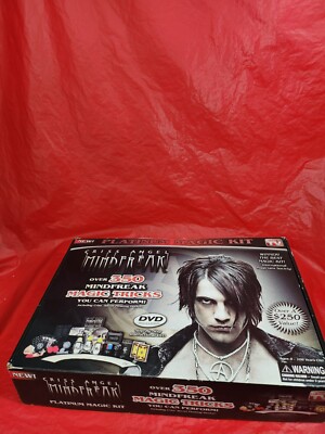 Criss Angel Mindfreak Platinum Magic Kit Set with over 250 Tricks! + DVD!