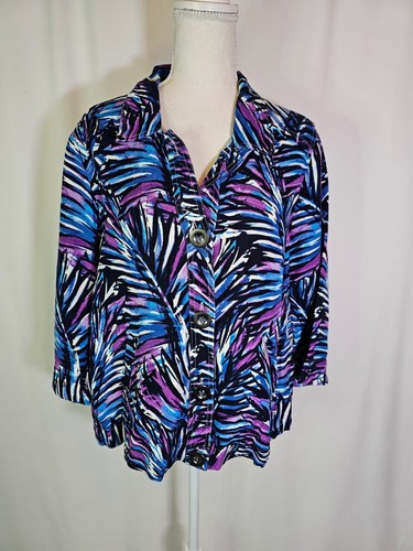 Christopher & Banks Damen Button-Down Top Gr. L, Taschen, 3/4 Arm Cruise - Bild 1 von 7