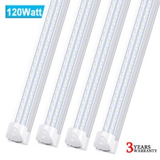 T8 8FT Integrated Led Tube Light Bulbs 120W 8 Foot LED Shop Light Fixture 6000K