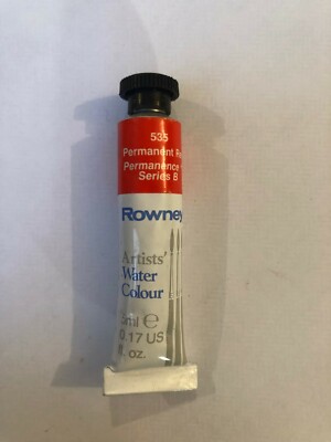 Daler Rowney : Künstler-Aquarellfarbe : 5 ml : Permanent Red 535