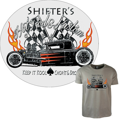 Auto Hot Rod T-Shirt Oldtimer american Vintage Roadster Speed Shop *1062