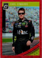 2019 Donruss Optic Racing Red Wave Prizm Card #47 Carl Edwards