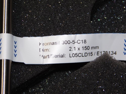 Kromasil C18 5um, 300Å, 2,1x150 mm LC-Säule; L05CLD15 - Bild 4 von 5