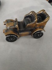 1906 OLDSMOBILE Heavy Metal Car Coin Bank BY BANTHRICO Chicago, USA Vintage