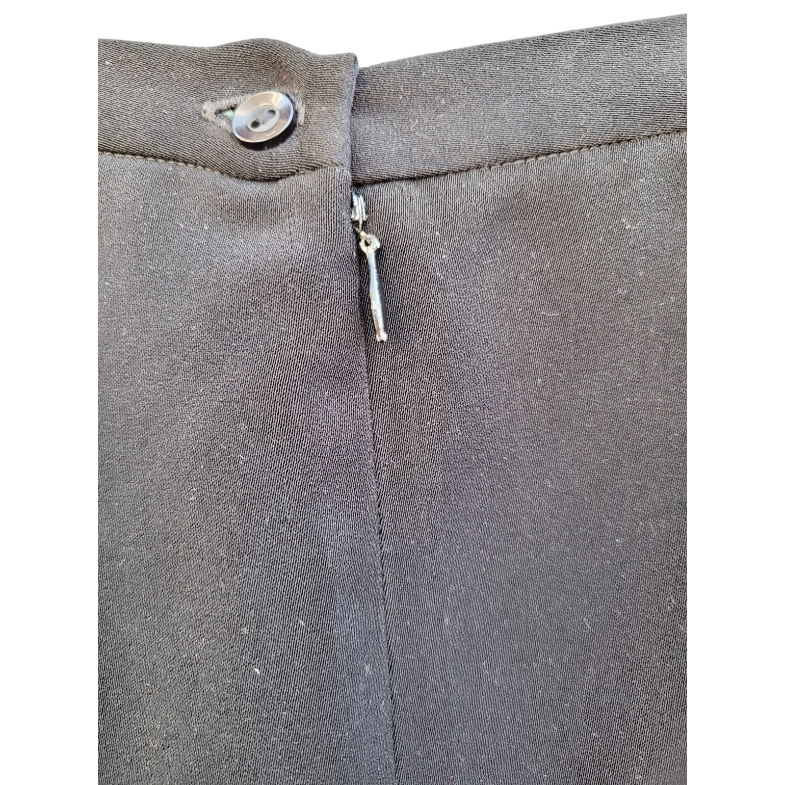 Vintage Ultimate Concept Black Basic Zip Back Sli… - image 8