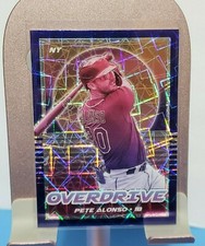 2021 PANINI CHRONICLES OVERDRIVE BLUE VELOCITY PETE ALONSO#22