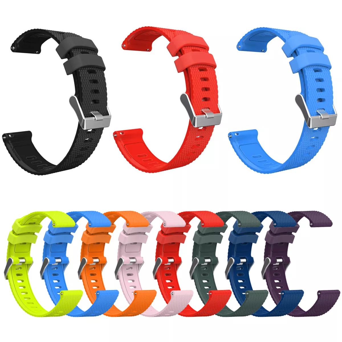 Bracelet Silicone Band Strap Pour Garmin Vivoactive 3/3 Music Forerunner  245/645