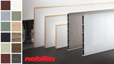 nobilia Sockelblende 220 cm - 335 cm | Sockelleiste | mit Bodendichtungsprofil - Bild 1 von 2