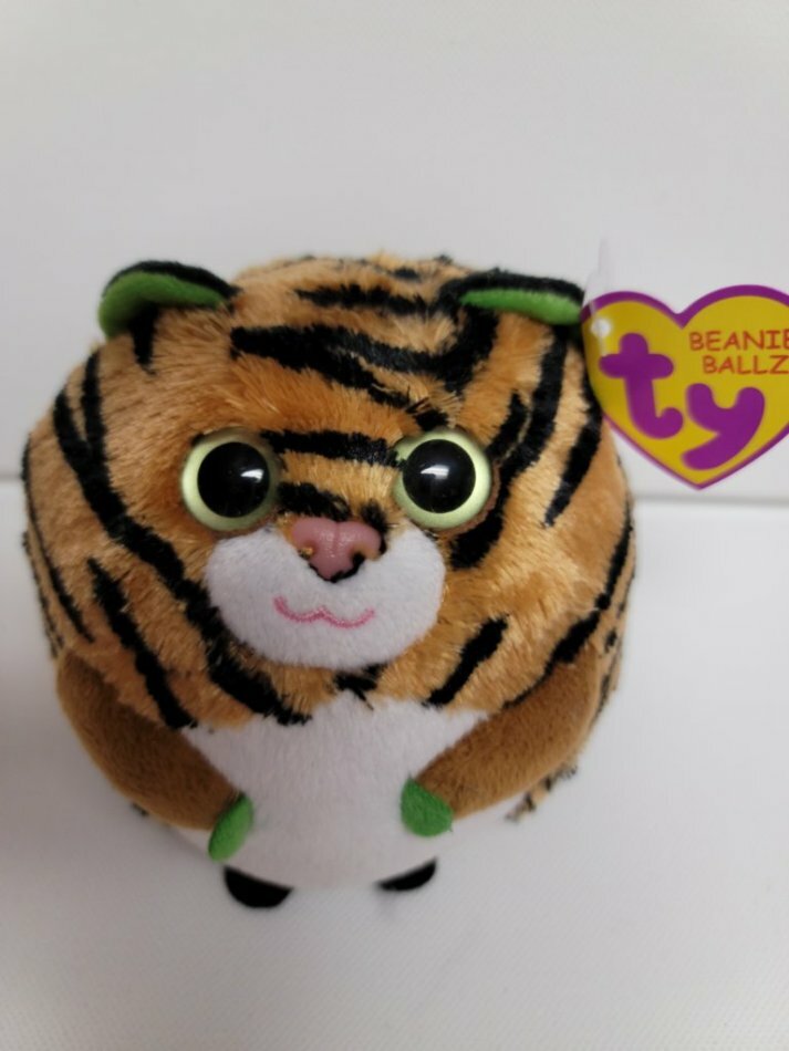 BEANIE BALLZ ぬいぐるみ　バイユー Ty Beanie Baby Beanie Ballz Zips Bumble Bee Plush Ball - 5