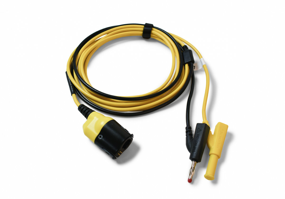 Pico PicoScope PicoBNC+ Test Lead: 4mm permanent ground 5m yellow