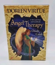 Angel Therapy Oracle Cards by Doreen Virtue 44 Card Deck and Guidebook
