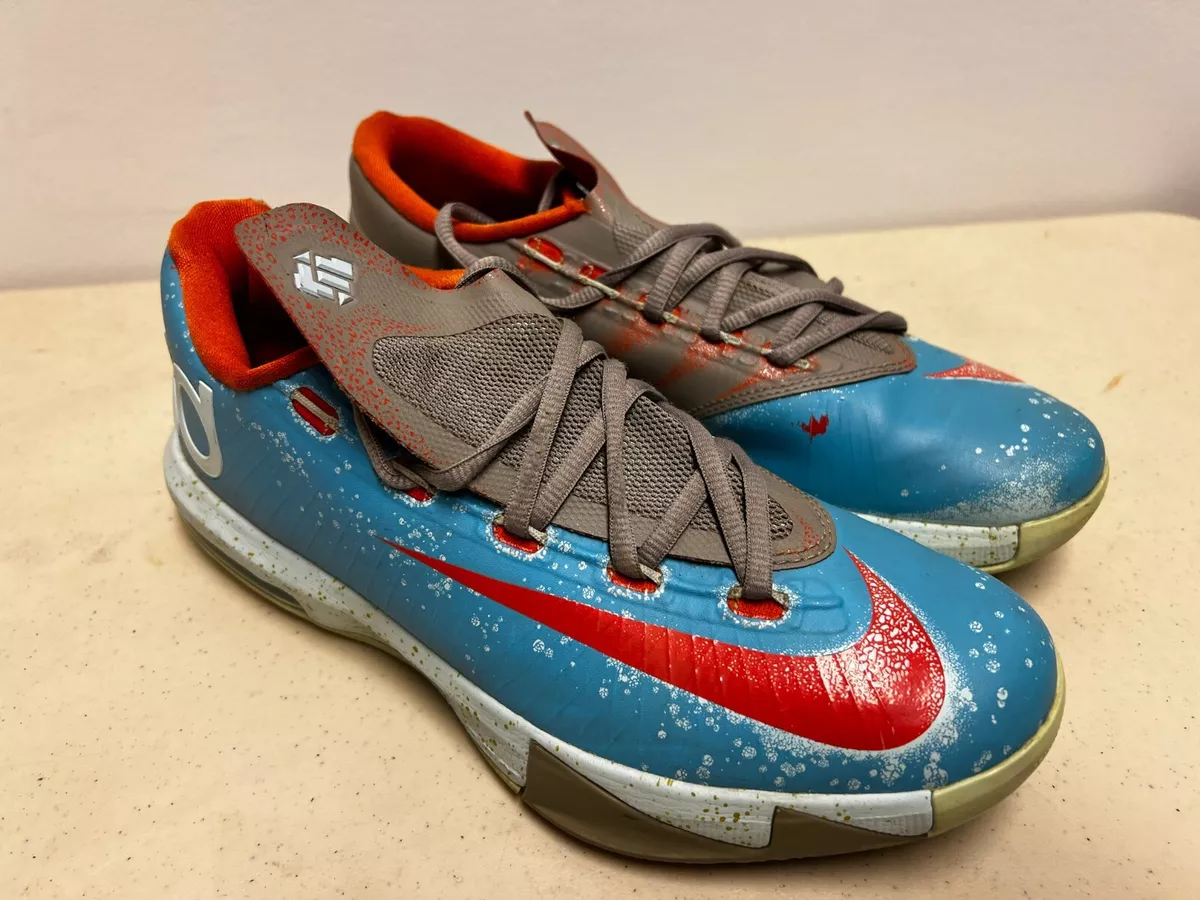 Sedante Competir Sin alterar Nike Men&#039;s KD VI 6 Maryland Blue Crab Orange 599424-400 Kevin Durant  Size US 8 | eBay