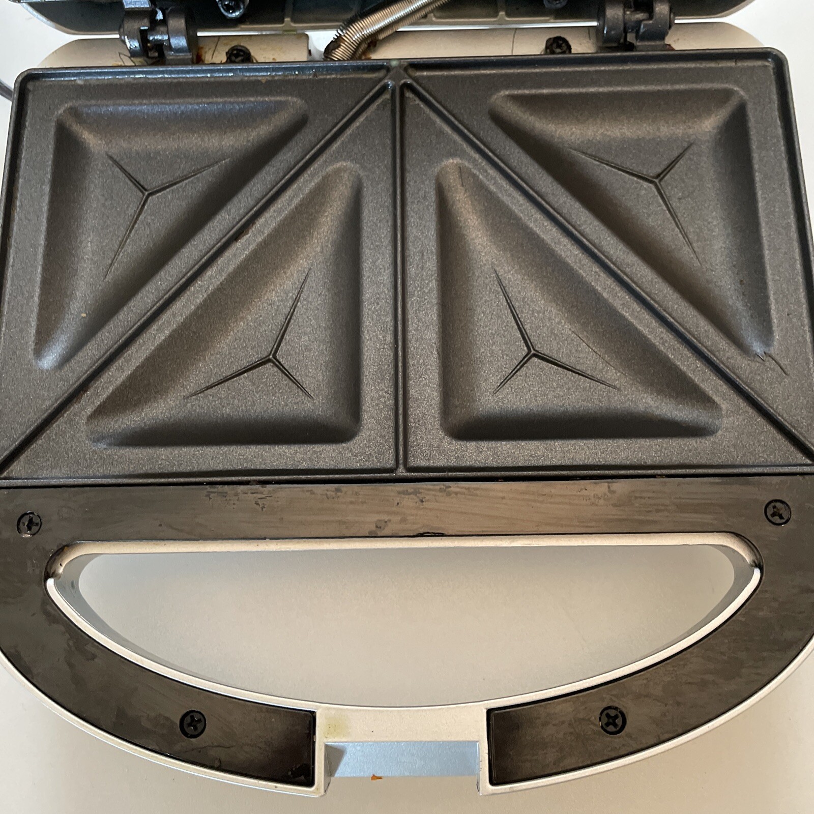 Cuisinart WMSW2N Electric Sandwich Grill Silver Works eBay