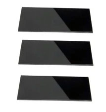 Welding Helmet SHADE # 12 Glass Filter Lens 2" X 4-1/4"  Heat Treated QTY 3