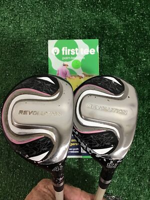 【レディース】Maxfli Revolution クラブセット Maxfli Revolution Ladies Hybrids Set 4 & 5 Graphite Shafts | eBay