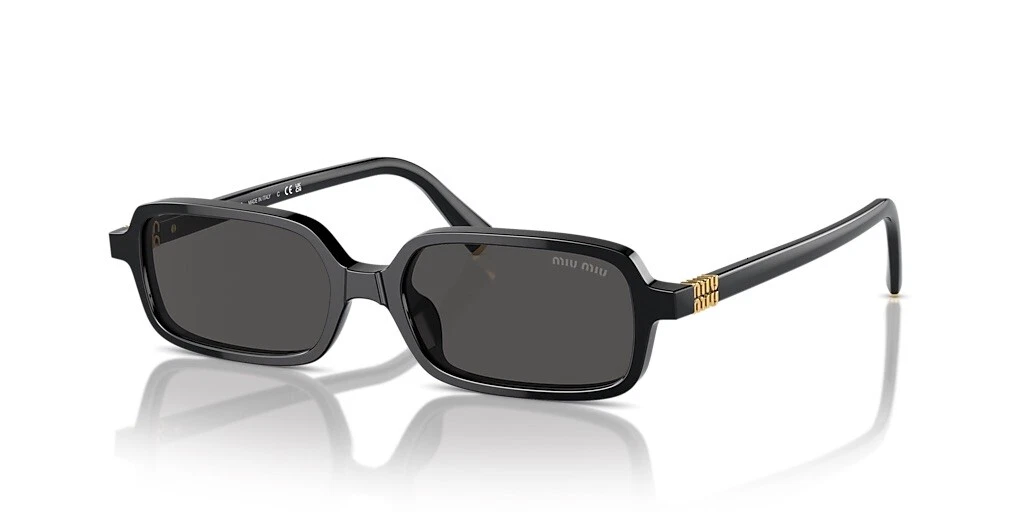 Black Gray Sunglasses Miu Miu for Women for sale | eBay display picture 1