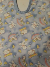 #12 set of 5 baby bibs with ties  handmade and new