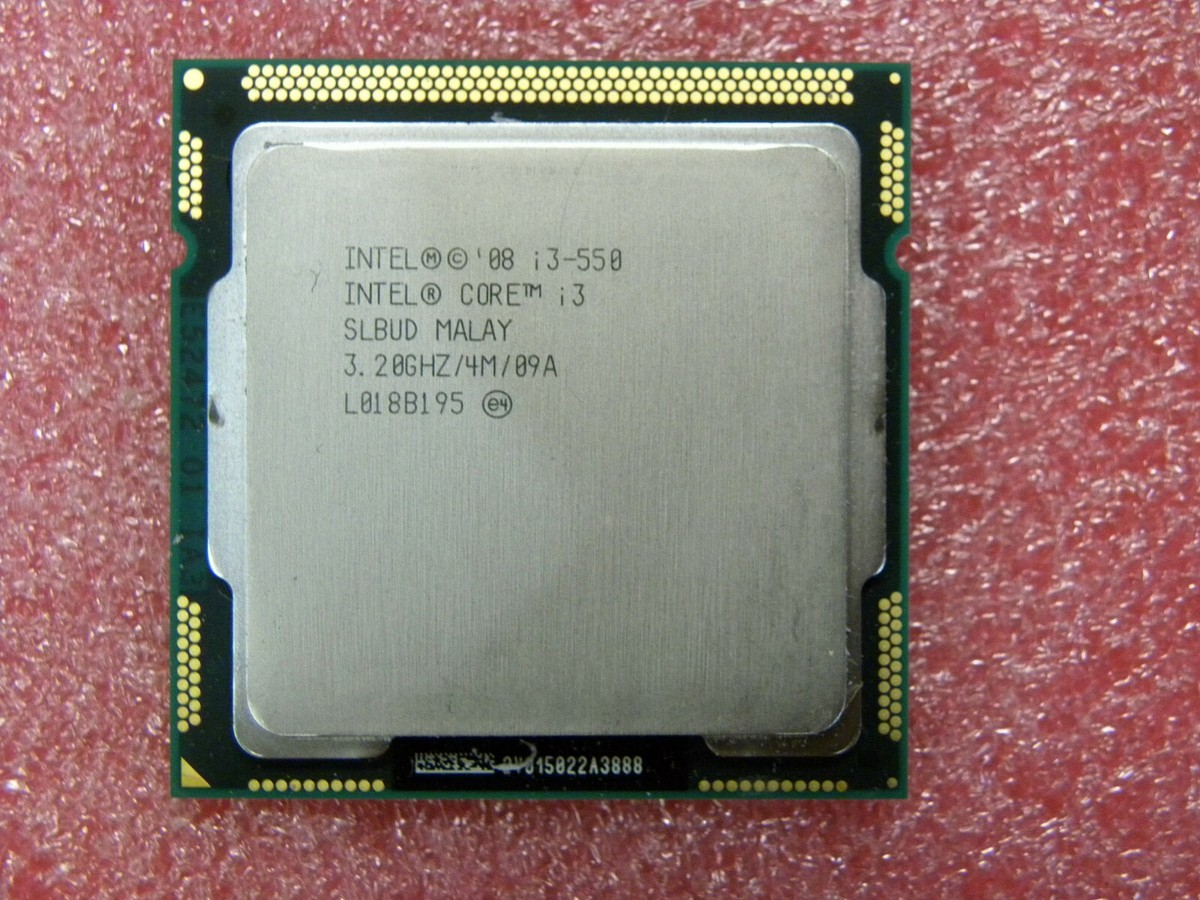 Intel Core i3-550 3.2GHz 4MB 2.5GT/s SLBUD LGA1156 Desktop CPU 