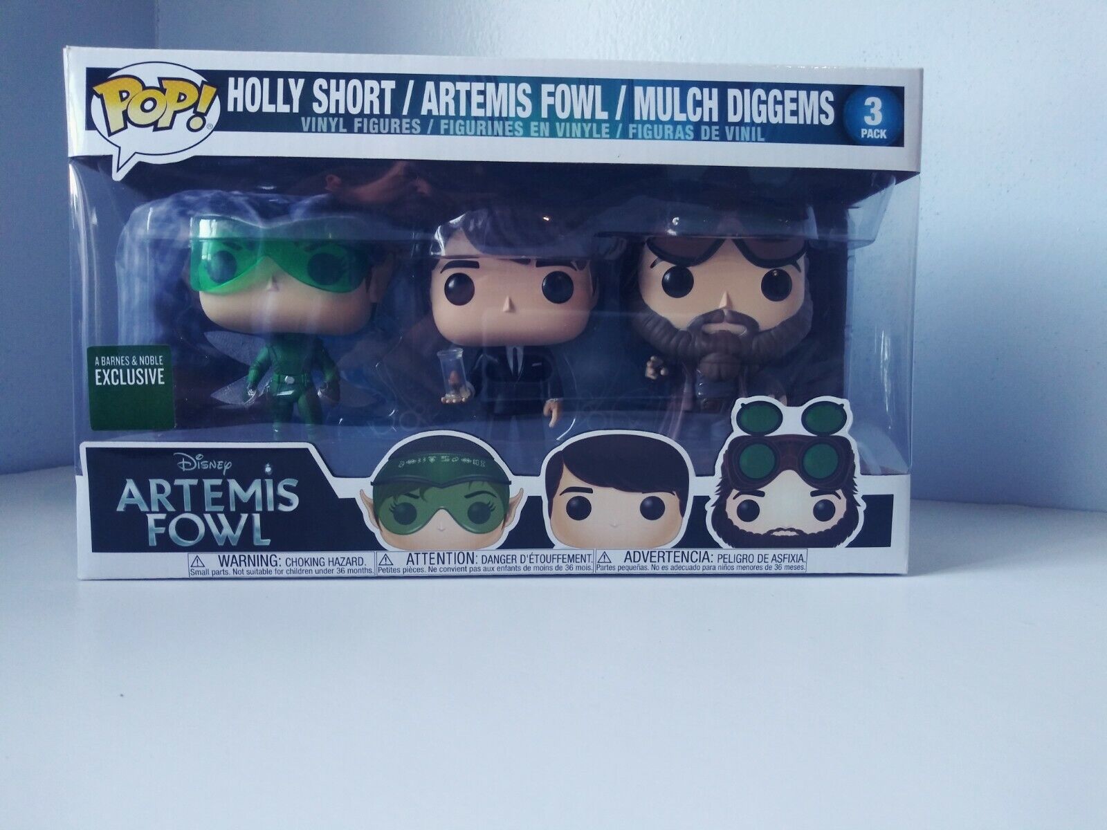 Funko Pop! Artemis Fowl - Artemis, Mulch and Holly - 3-Pack