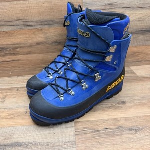 ASOLO AFS EVOLUZIONE Double Boot Men's Sz US 10.5 Plastic Mountain Ice Climbing
