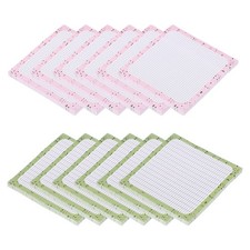 Sticky Notes Cute, 3x3", 12Pads, 600Sheets Sticky Notes, Cream Green/Cream Pink