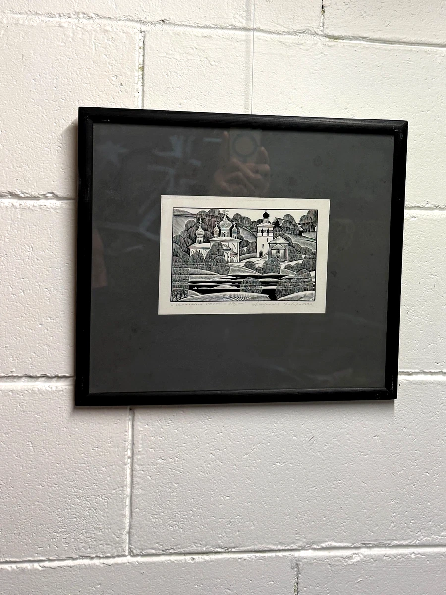 签名风景艺术版画| eBay