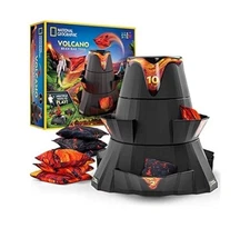 NATIONAL GEOGRAPHIC Volcano Bean Bag Toss Backyard Game Set - 5 Games, Bean