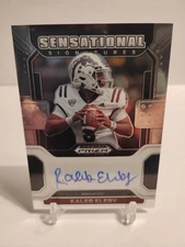 Kaleb Eleby ~ 2022 Panini Prizm Draft ~ Sensational Signatures Rookie Autograph
