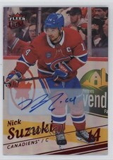 2025 Upper Deck Fleer Ultra SP Red Rainbow Foil 1/10 Nick Suzuki #139 Auto 5bn
