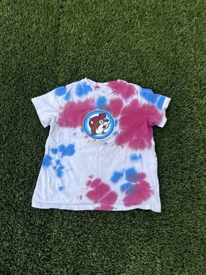 Bucees Tie Dye 4th of July T Shirt Let's Get Poppin Red White Blue Kids Sz 5T