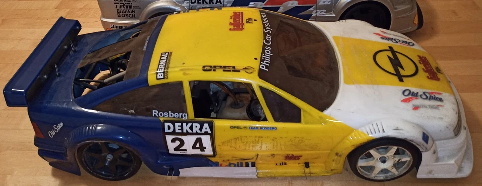 1994 Opel Calibra V6 4x4 DTM Rosberg Ludwig Old Spice FG 1:5 Benzin RC Vintage - Bild 4 von 4